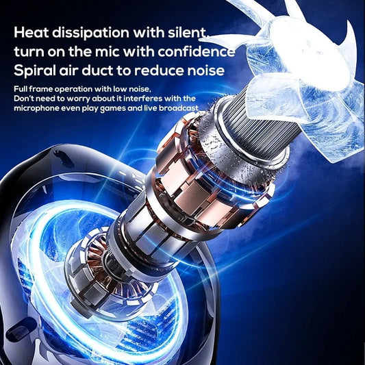 Memo CX10 RGB Pro Model With Digital Display Magnetic and Cllip Mobile Cooling Fan for Gaming Mobile Cooler Phone Radiator